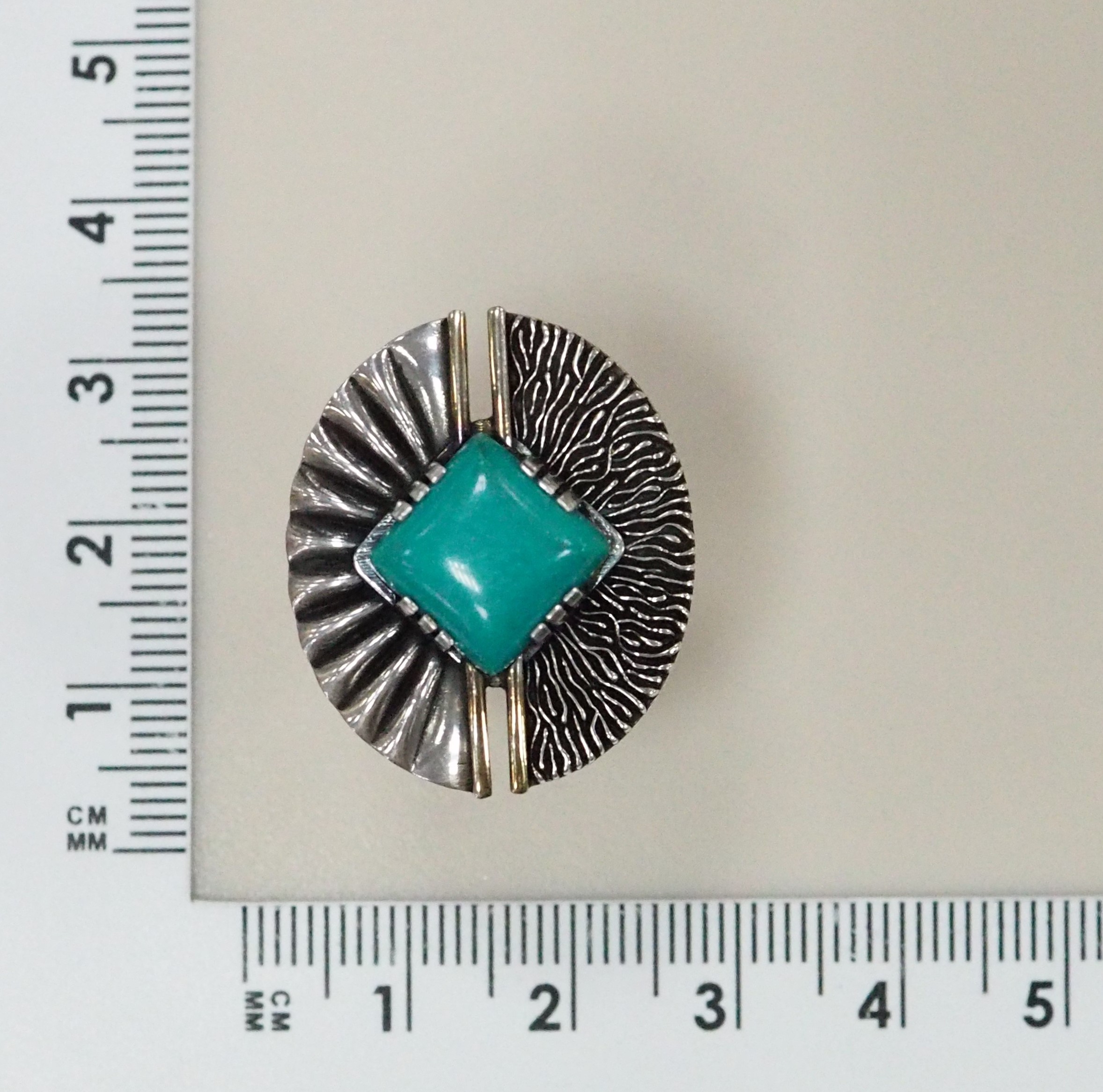 Серебряное кольцо с бирюзой